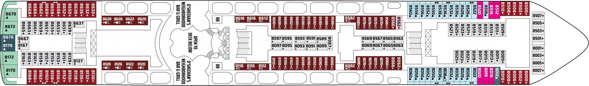 Deck 8 plan